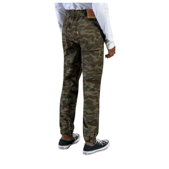 Levi's Twill Jogger Pants Forest Camo Boy's/Girl’s Sz 8 & 12 MSRP$42 - Picture 2 of 8